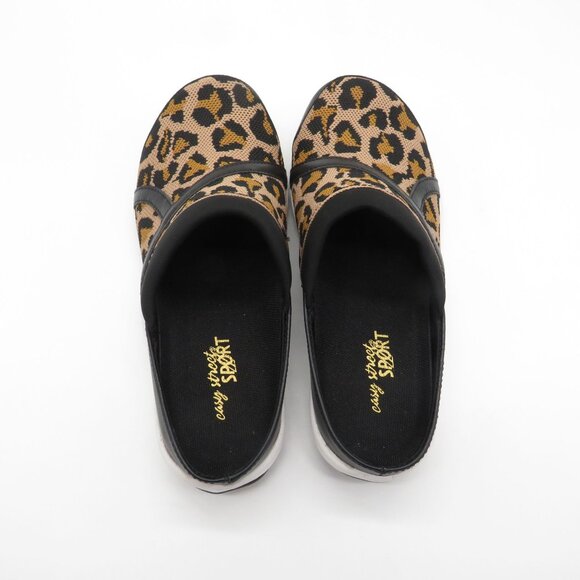 Easy Street Sport Leopard Print Slip-On Shoes Womens Size 5 NEW - Picture 4 of 7